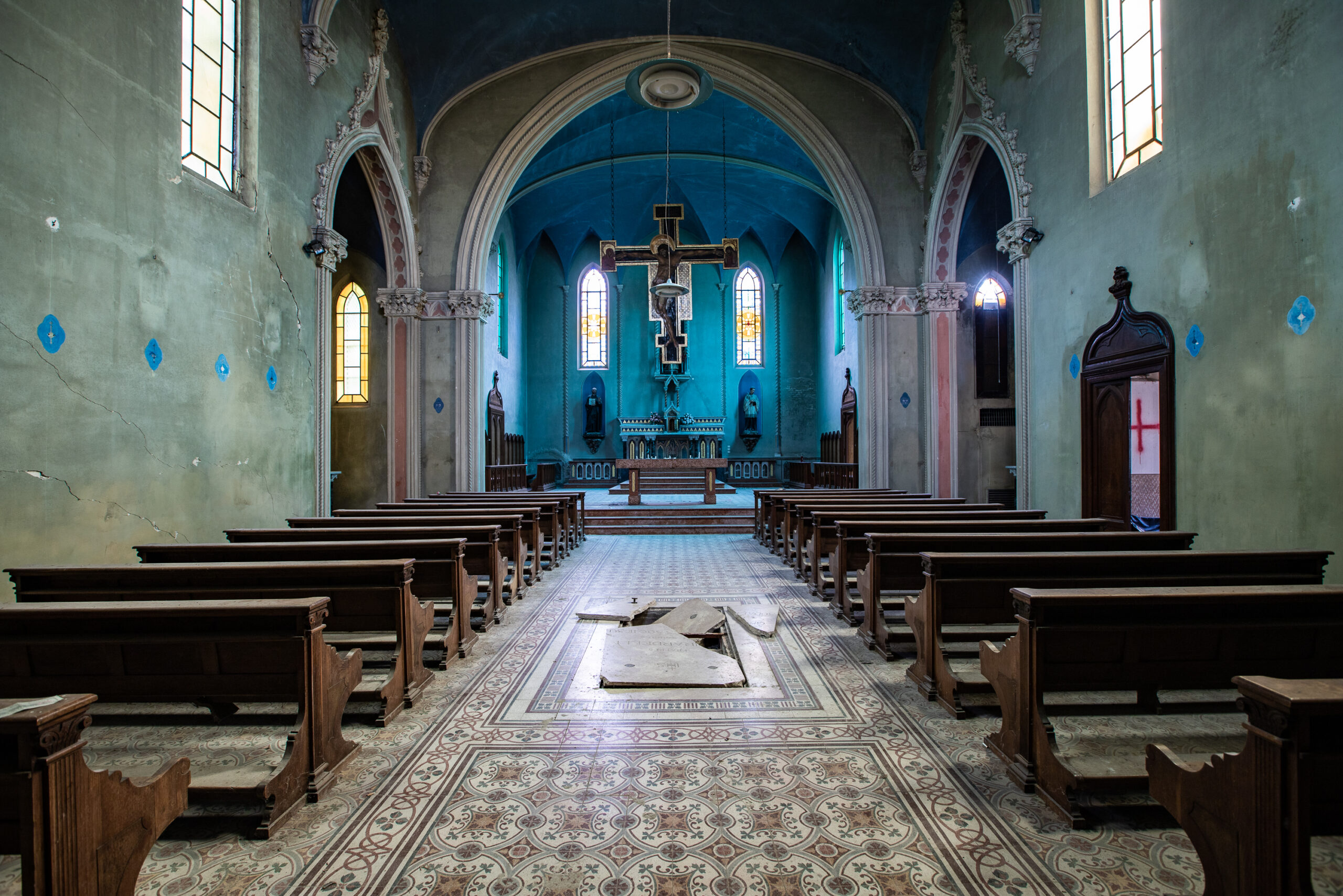 La chiesa blu